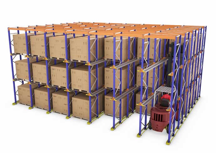 drive in rack 3 - VietPOS Rack