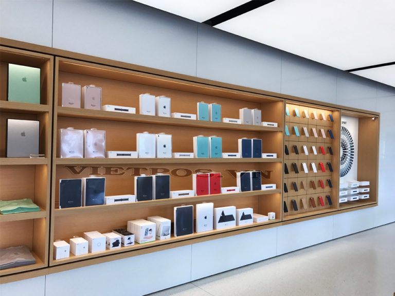 Phone store - Suitable and convenient display shelves - Việt POS Rack