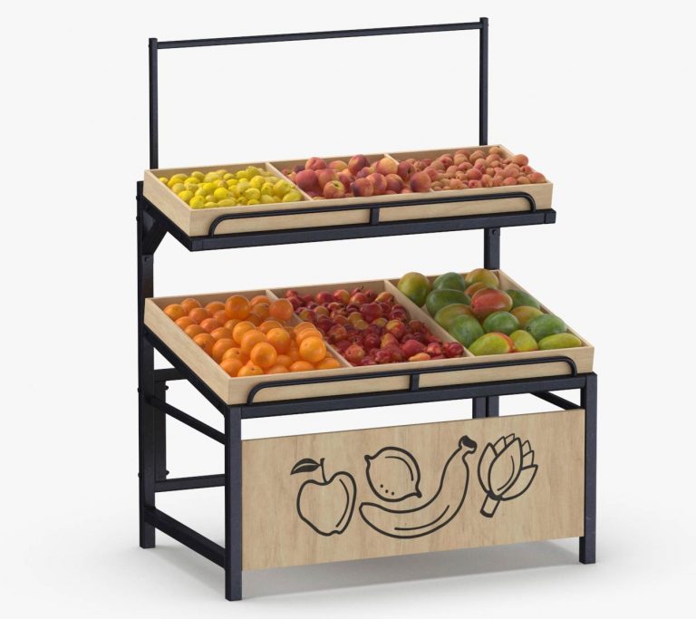 Nationwide full-package design for fruit display shelves - Việt POS Rack