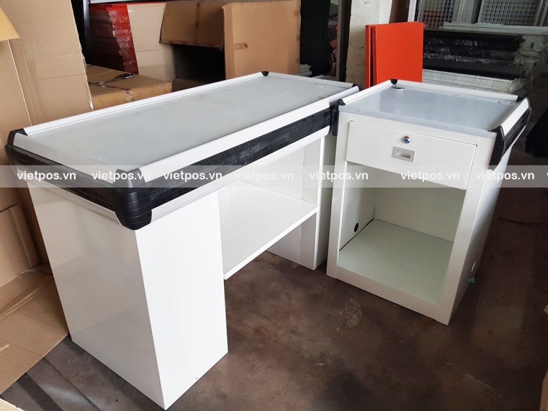 Quality cashier counter design unit in Vietnam - Việt POS Rack