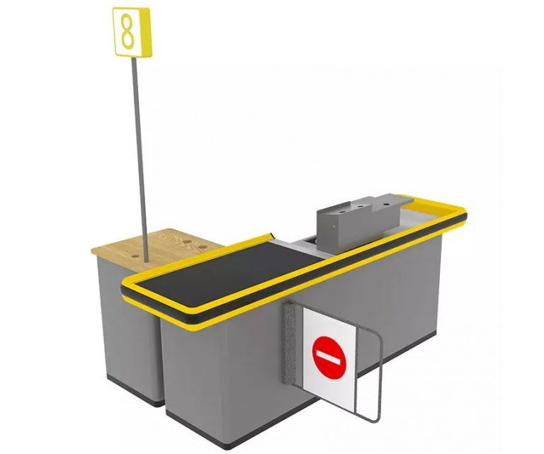 Quality cashier counter design unit in Vietnam - Việt POS Rack