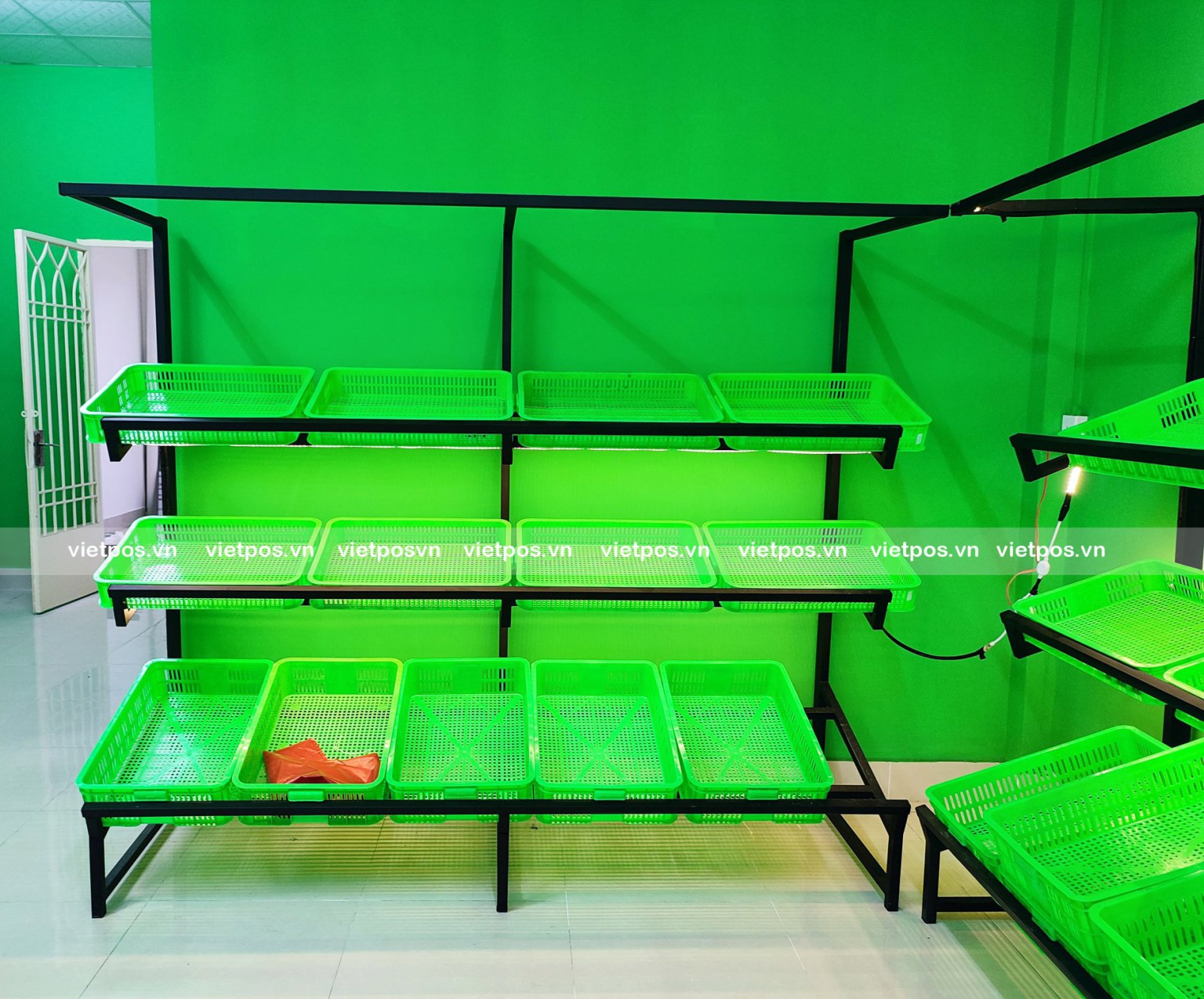 Nationwide full-package design for fruit display shelves - Việt POS Rack