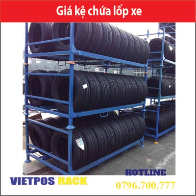 Giá kệ chứa lốp xe - Việt POS Rack
