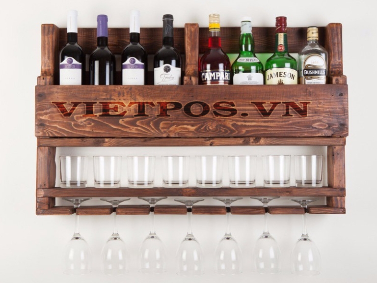 Tổng hợp hình ảnh Kệ trưng bày rượu ViệtPOS Rack - Việt POS Rack