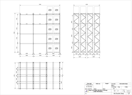 Double Deep Rack | VietPOS Rack - Kệ Kho & Giải Pháp Lưu Trữ