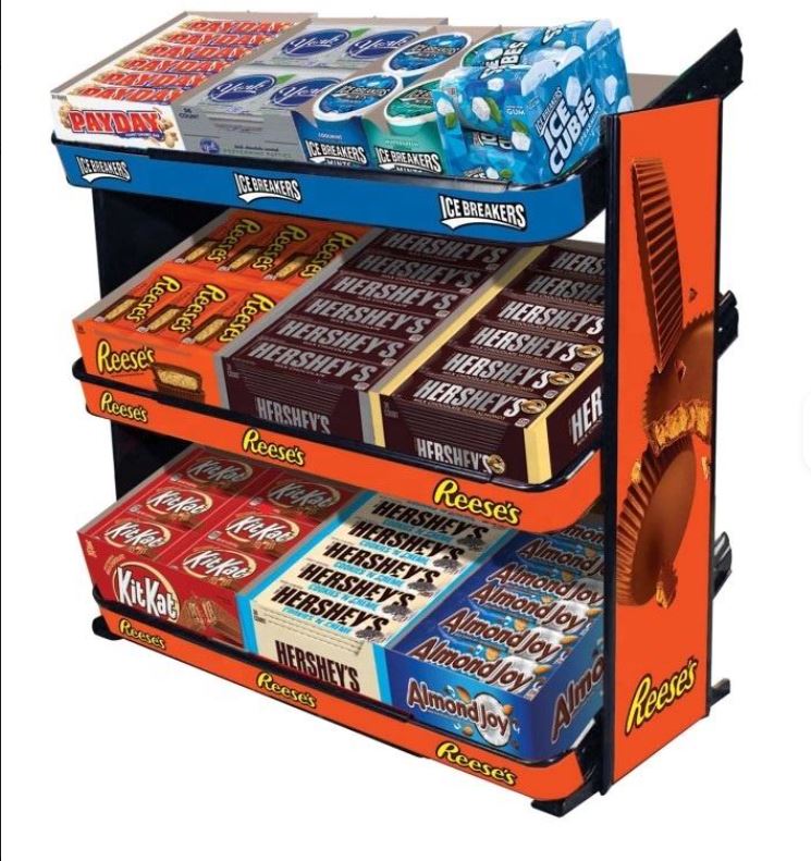 Chocolate Promotional Display Rack