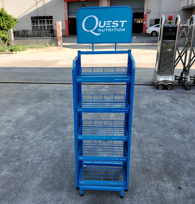 Wire Mesh Display Rack for Brand Promotion – Model VPR-WM...