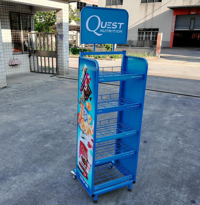 Wire Mesh Display Rack for Brand Promotion – Model VPR-WM...