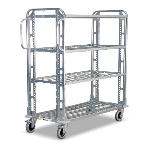 3-Shelf Adjustable Platform Trolley – Model VPR-TT-3AS