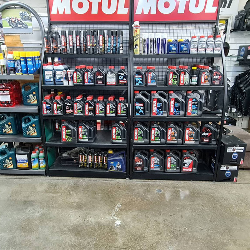 Back Loading Oil Display Professional Oil Display Stand and Garage Retail Fixtures Solutions ...